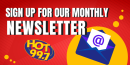 Sign Up For The Hot 99.7 Newsletter.