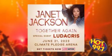 Janet Jackson at The Climate Pledge Arena.