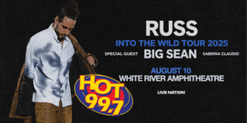 Russ With Special Guests Big Sean & Sabrina Claudio @ White River Amphitheatre